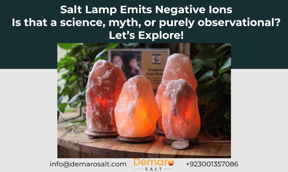 Salt Lamp Emits Negative Ions Natural Air Purification Explained