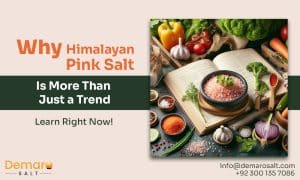 Granules of Himalayan pink salt for your meals, showcasing its unique colors and textures.