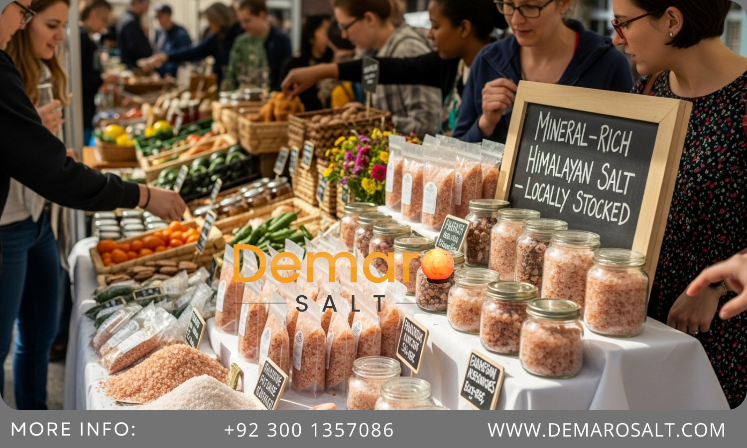 Mineral-rich Himalayan pink salt displayed on U.S. market shelves