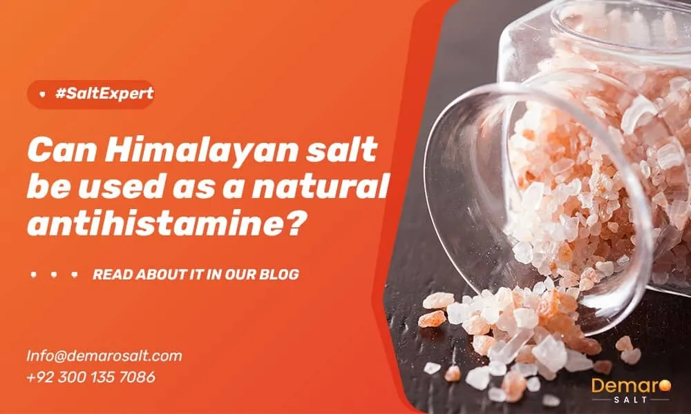 Can Himalayan salt be used as a natural antihistamine?