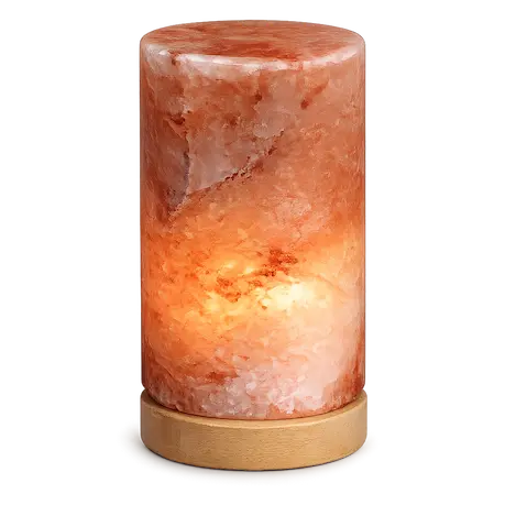 Cylinder Shaped Himalayan Salt Lamp