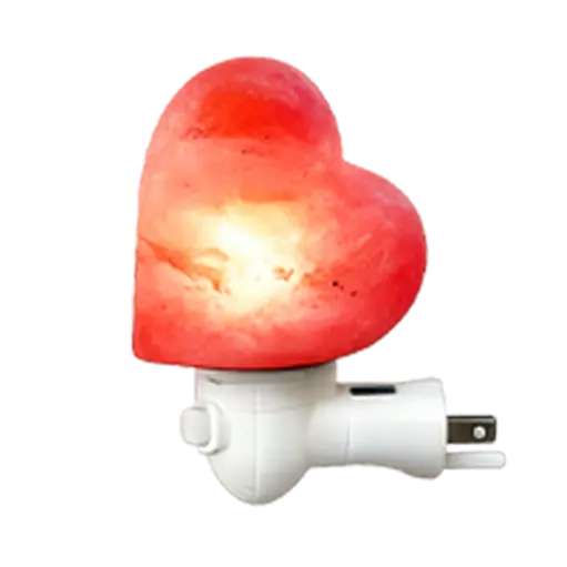 Heart Shaped Himalayan Salt Night Light