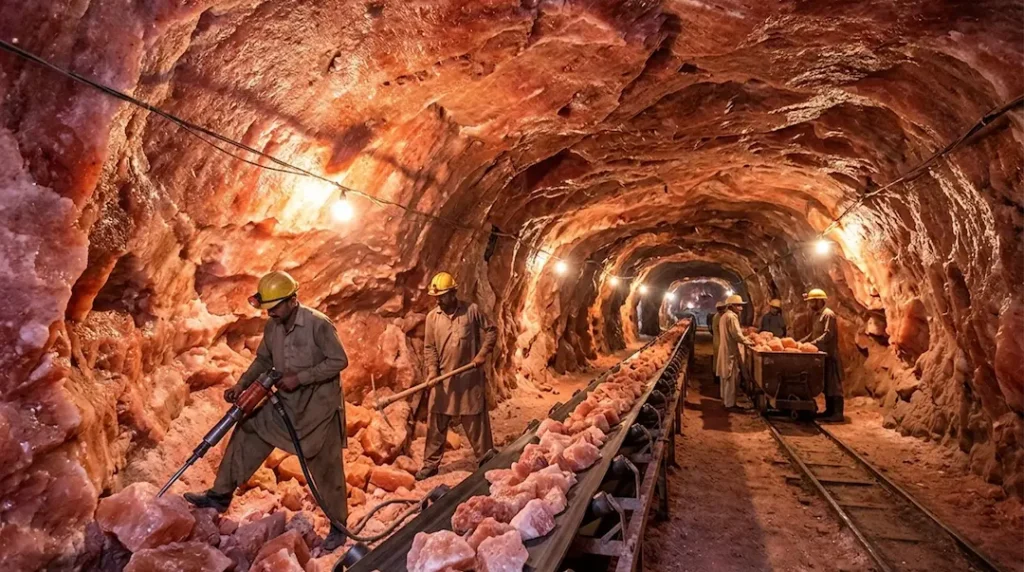 How is Himalayan Pink Salt Mined in Pakistan