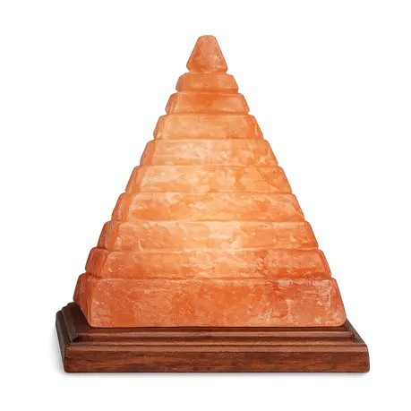 Stepped Pyramid Himalayan Salt Lamp