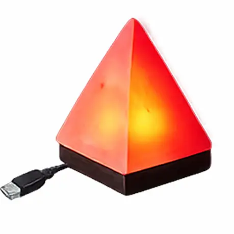 Pyramid Shaped USB Himalayan Salt Lamp