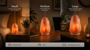 Salt Lamp Size and Coverage Area: A Comprehensive Guide