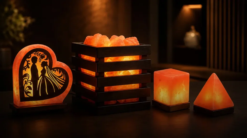 Types of Himalayan Salt Lamps: Shapes, Styles, Sizes, and Buyer Uses